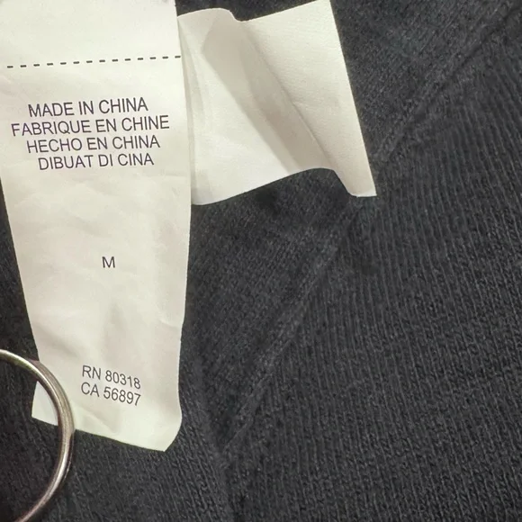 Lucky Brand Easy Come Easy Go California Dreamin Black Crewneck Sweatshirt - Picture 9 of 9